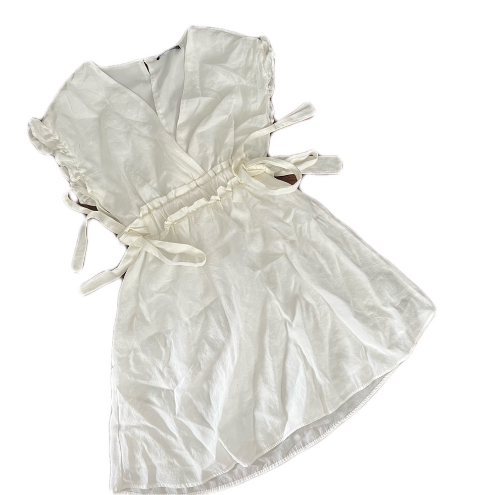 OFF WHITE ZARA MINI DRESS